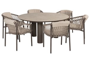 4so Allora dining tuinstoel rope - frame terra - afbeelding 6