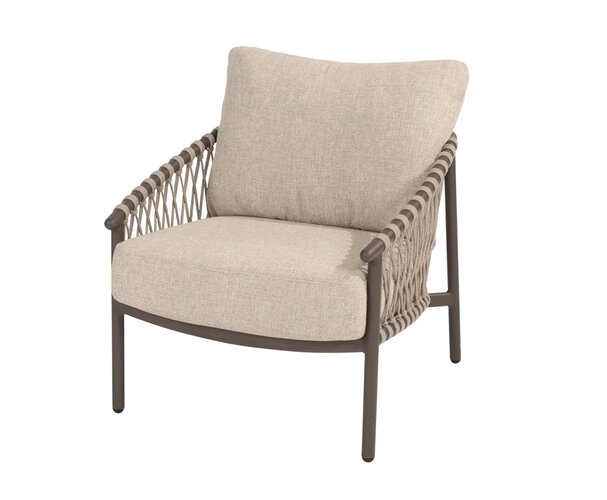 4so Allora loungechair rope - frame terra