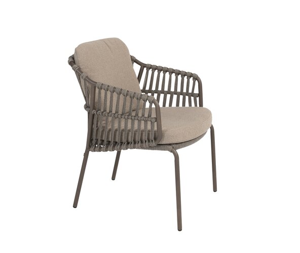 4so Capalbio dining chair rope - frame terre - afbeelding 4