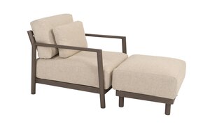 4so Capresi loungechair combi alu terre - afbeelding 1