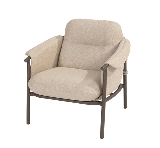4so Ezra loungechair rope - frame terra