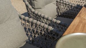 4so Jura 4-delige sofa loungeset rope - frame olive - afbeelding 7