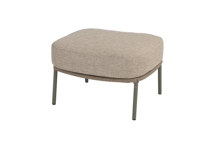 4so Jura footstool rope - frame olive