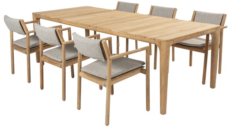 4so levi 7-delige dining set Liam - afbeelding 1