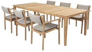 4so levi 7-delige dining set Liam - afbeelding 1