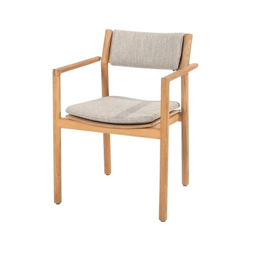 4so Levi dining chair natural teak