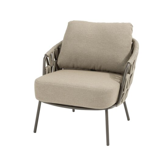 4so Mallorca low dining chair curved terre