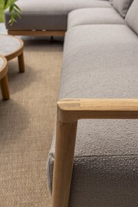 4so Marie 2-delige loungebank natural teak - afbeelding 7