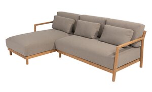 4so Marie 2-delige loungebank natural teak - afbeelding 1