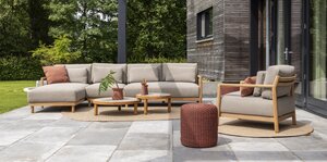 4so Marie 3-delige loungebank natural teak - afbeelding 5