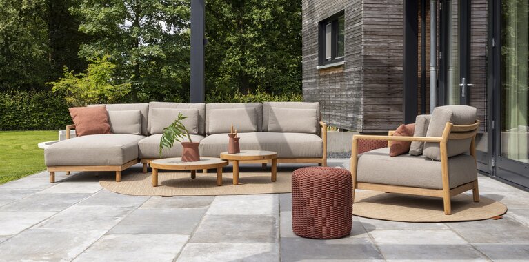 4so Marie 4-delige loungeset natural teak - afbeelding 5