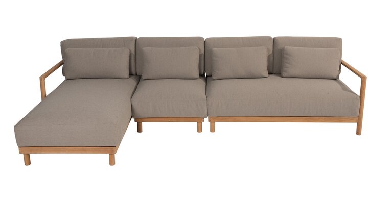 4so Marie 5-delige loungeset - finn coffeetables natural teak - afbeelding 3