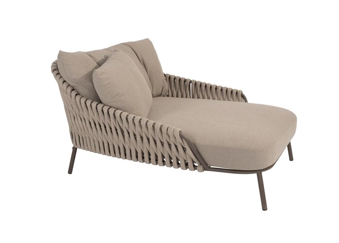 4so Montera 2 seater daybed alu-rope  terre - afbeelding 4