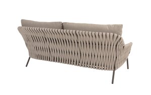 4so Montera 3- seater loungebench alu-rope  terre - afbeelding 2