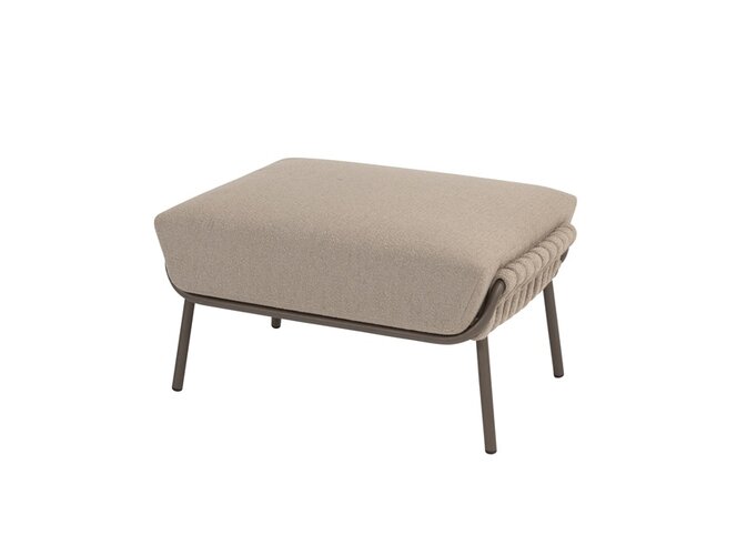 4so Montera footstool alu-rope terre