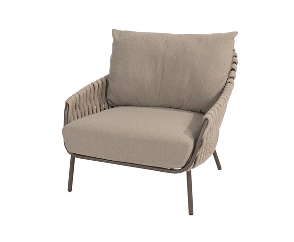 4so Montera living chair alu-rope terre