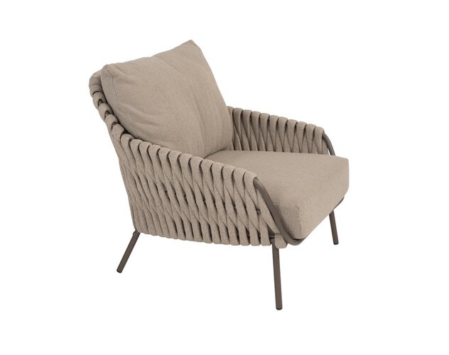 4so Montera living chair alu-rope  terre - afbeelding 4