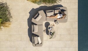 4so Santorini 3-delige loungeset all weather alu terre - afbeelding 6