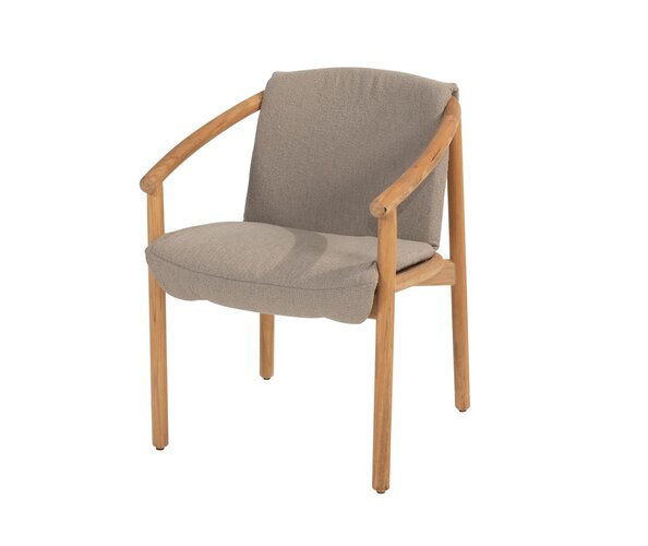 4so Tess dining chair natural teak - afbeelding 1