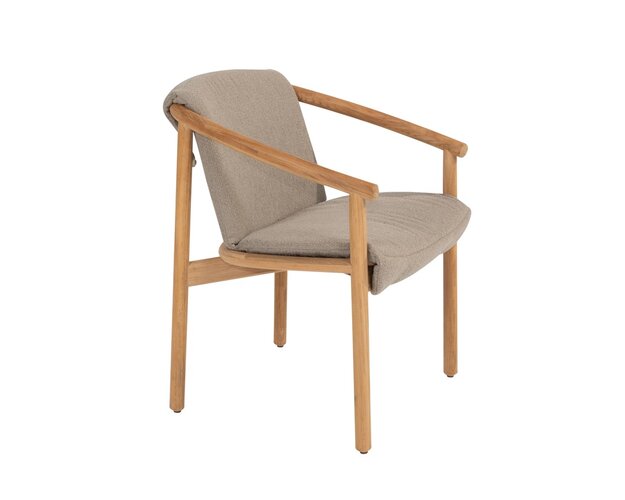 4so Tess dining chair natural teak - afbeelding 4