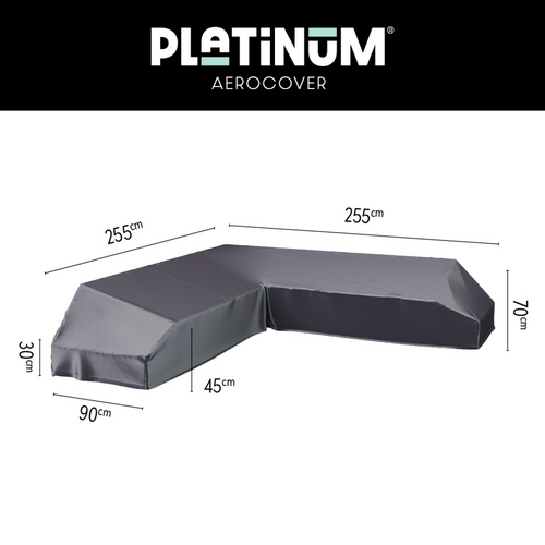 Aerocover beschermhoes platform loungeset 255x255cm - afbeelding 1