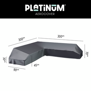 Aerocover beschermhoes platformset 300x300cm - afbeelding 1