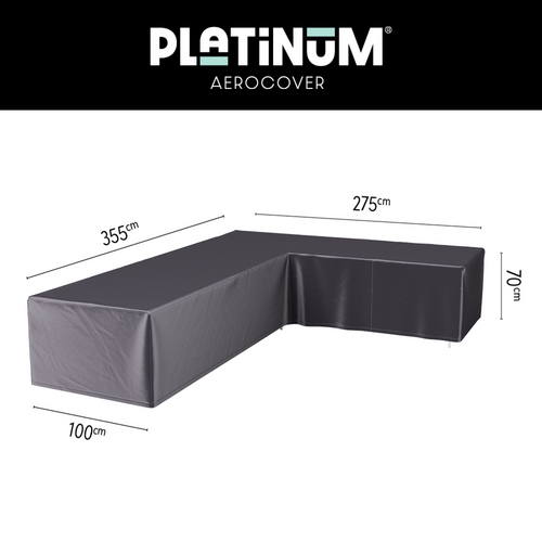 Aerocover loungeset l-shape 355x275cm rechts - afbeelding 1