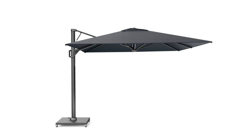 Beaufort zweefparasol premium 320x320cm  faded black - afbeelding 1