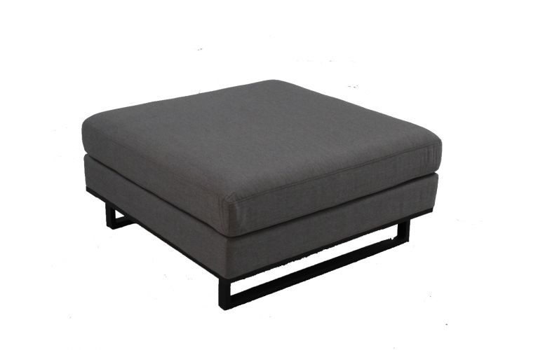 Bon Dia Lugo footstool 88x88cm almond green - afbeelding 2