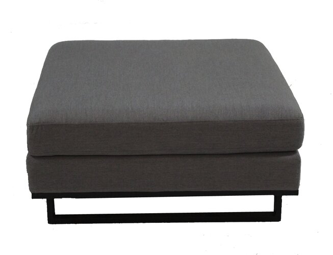 Bon Dia Lugo footstool 88x88cm flanelle