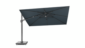 Challenger T2 premium zweefparasol 260x350cm faded black - afbeelding 1