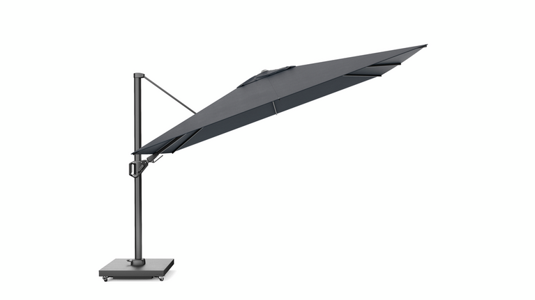 Challenger T2 premium zweefparasol 260x350cm faded black - afbeelding 2