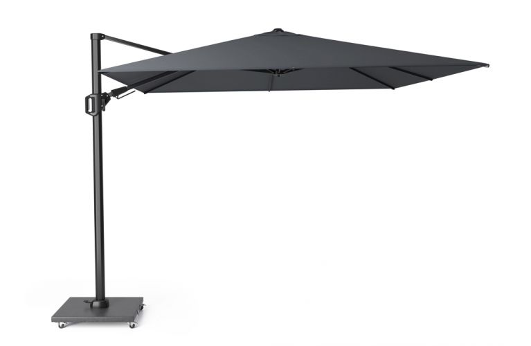 Challenger T2 zweefparasol 300x300cm antraciet showroomverlater - afbeelding 1