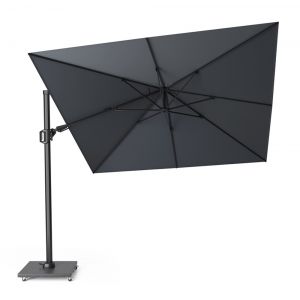 Challenger T2 zweefparasol 300x300cm antraciet showroomverlater - afbeelding 2