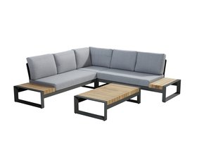 Matisse loungeset antraciet  253x253cm incl coffeetable laatste set - afbeelding 1