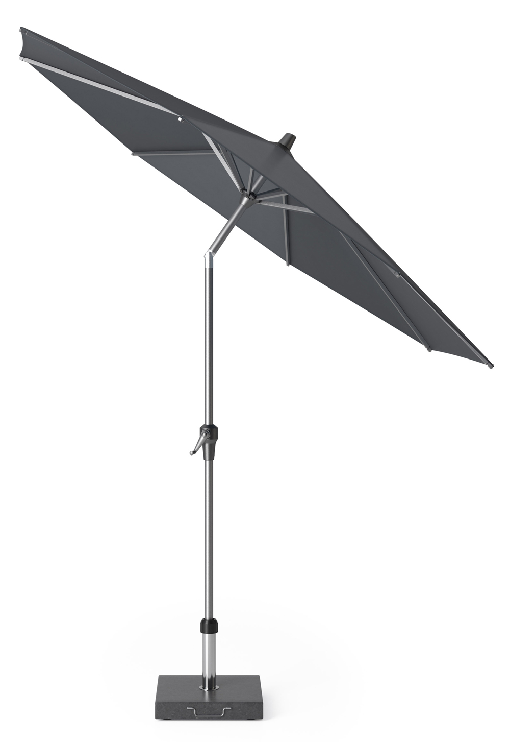 Verschrikking willekeurig Dwaal Platinum Riva parasol 250cm rond antraciet excl. parasolvoet - Rijkenberg  Tuinmeubelen