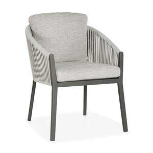 Suns Avero diningchair fishbone matt royal grey - natural mixed weave