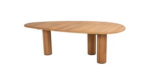 Taste by 4so Corsica dining tuintafel pebble 240x130cm teak organisch - afbeelding 1