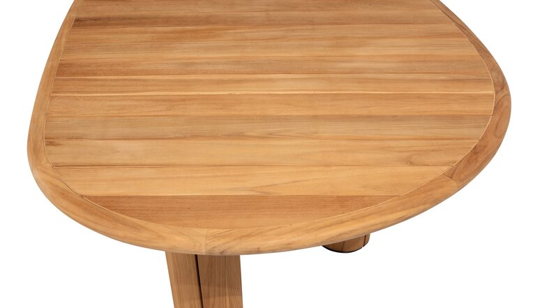 Taste by 4so Corsica dining tuintafel pebble 240x130cm teak organisch - afbeelding 5