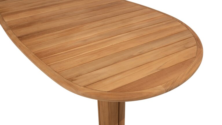 Taste by 4so Corsica dining tuintafel pebble 240x130cm teak organisch - afbeelding 4