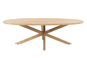 Taste Prado dining tuintafel 240x115cm ellips teak - afbeelding 3