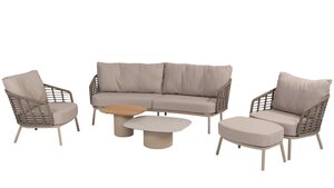 Taste Puglia 3-delige living sofa loungeset excl tafel - afbeelding 3