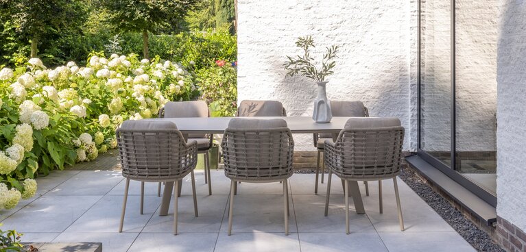 Taste Puglia 7-delige dining set rope latte - afbeelding 7