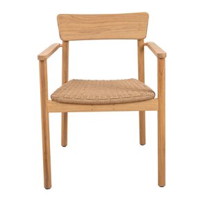 Traditional teak Carmen dining design chair - afbeelding 2