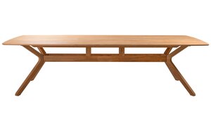 Traditional teak Carmen dining tuintafel rechthoek 167x102cm teak - afbeelding 2