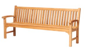 Traditional Teak Victoria tuinbank 5-zits 215cm - afbeelding 1