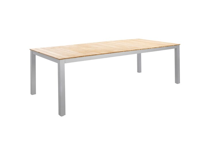 Yoi Arashi dining tuintafel 220x100cm salix - teak