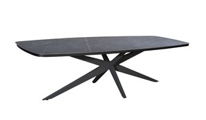 Yoi Calma dining tuintafel oval 270x110cm  black  - keramiek slate - afbeelding 1