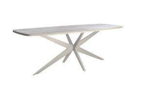 Yoi Calma  high dining tuintafel oval 270x110cm  salix - keramiek travertin - afbeelding 1