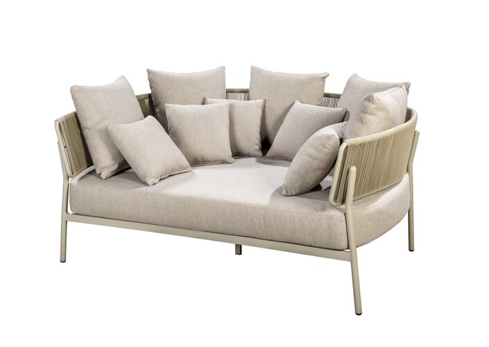 Yoi Camilo lounge daybed salix - kussenset flax beige - afbeelding 1